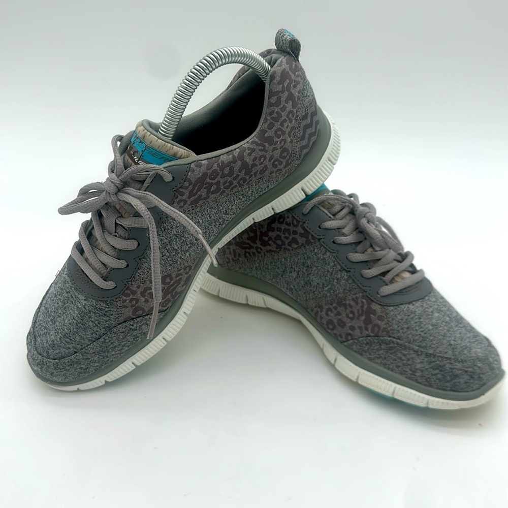 Women's Skechers FLEX APPEAL Tribeca Training Shoes 12075 Charcoal Size 8